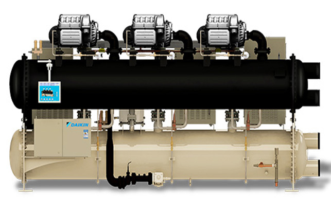 HỆ THỐNG ĐIỀU HOÀ CÔNG NGHIỆP CHILLER GIẢI NHIỆT NƯỚC HXE